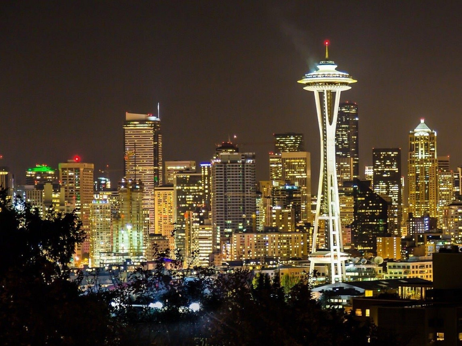 Space Needle & Seattle skyline