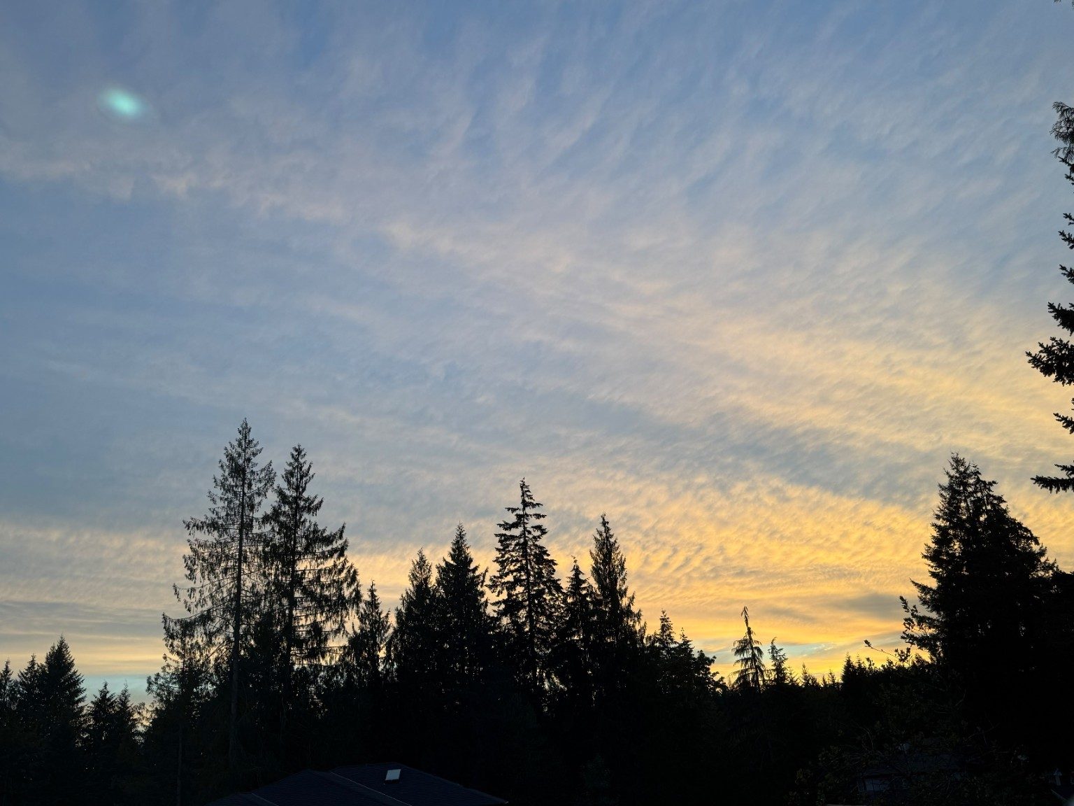 Pacific Northwest sunset