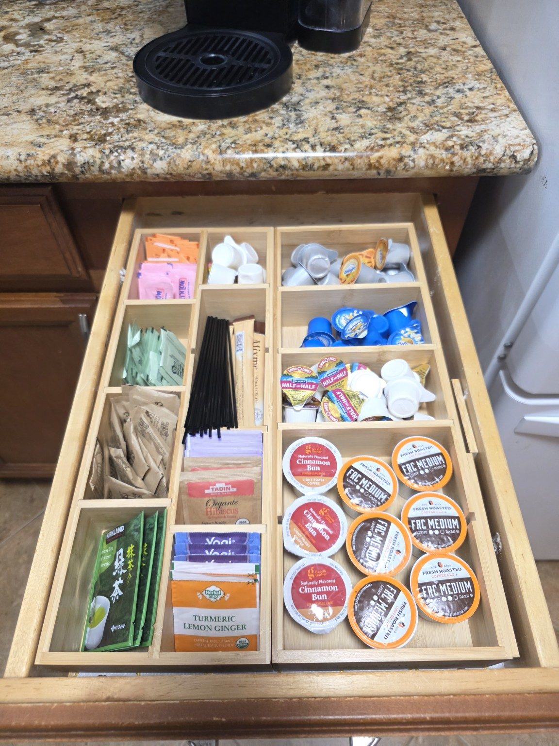 Coffee and tea station